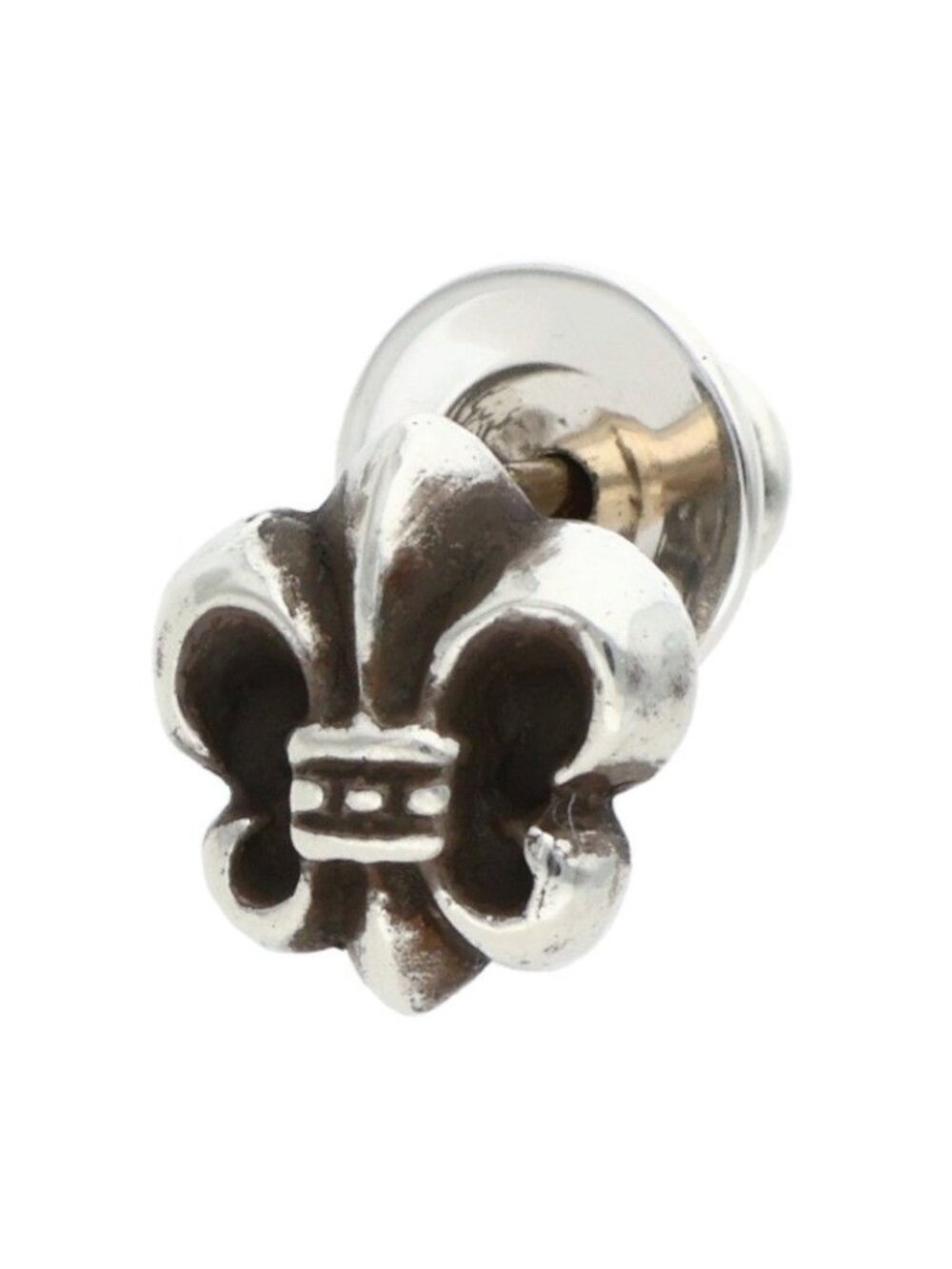 Chrome Hearts Co Bs Flr Bs Fustad Silver Earrings